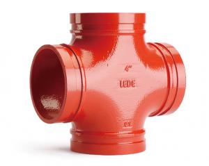 Короткая крестовина под муфту LedeGroove ДУ200, 8" (219мм)