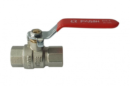 Кран шаровой Ридан BVR-R ГОСТ59553-2021 PN40 DN20 с внутренней резьбой; Т -20 °С...+120 °С; материал корпуса латунь (065B8308RG)